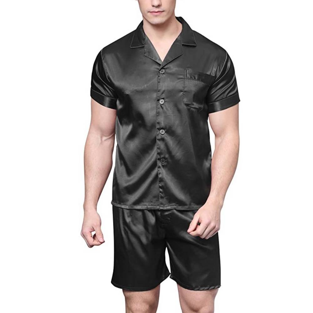 Mens Satin Pyjamas Set: image 2