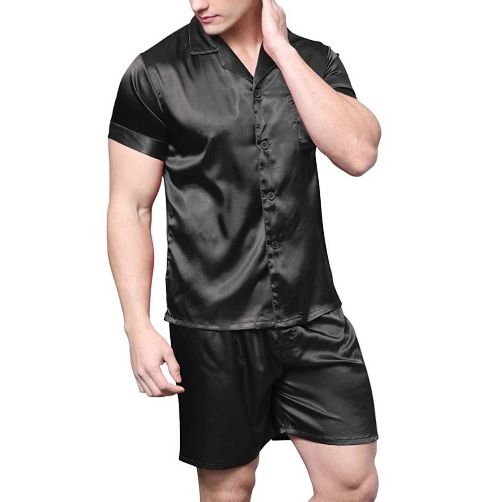 Mens Satin Pyjamas Set: image 4